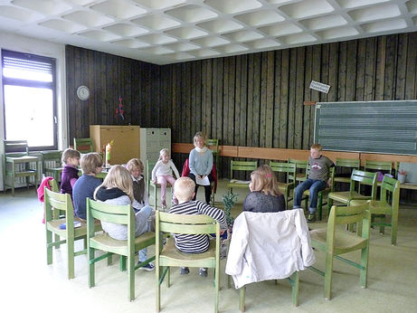 Kindergottesdienst im Pater Bonifatius Dux Haus
